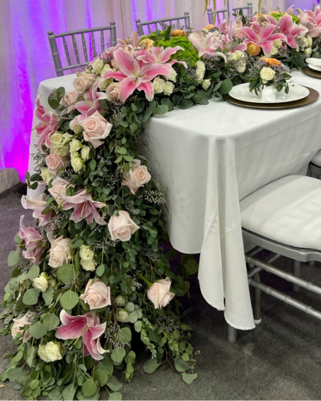 Luxe Cascade Tablescape — Custom Designed - service_name